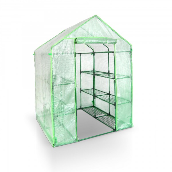 Fóliovník, skleník přístupný s regály 143 x 143 cm x 195 cm